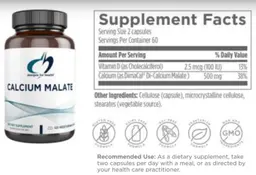 Label for Calcium Malate