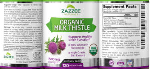 Organic Milk Thistle 7500 mg