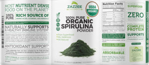 100% Pure Organic Spirulina Powder