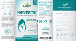 Label for Pregnositol Unflavored
