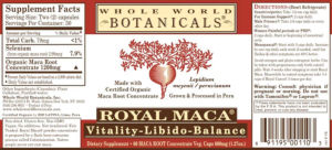 Royal Maca Vitality-Libido-Balance