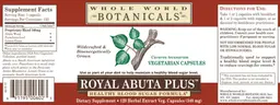 Label for Royal Abuta Plus 340 mg
