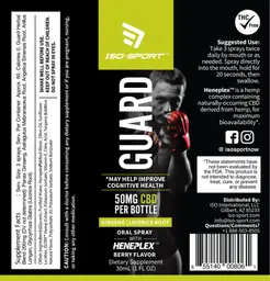 Label for Guard Berry Flavor