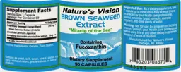 Label for Brown Seaweed Extract
