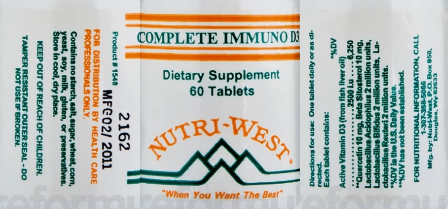 Label for Complete Immuno D3