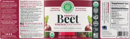 Label for Beet Essence Juice Powder
