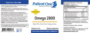 Omega 2800 Fresh Lemon Flavor