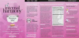 Label for Internal Harmony Menopause Relief