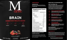 Label for Mdrive Brain Chocolate Berry