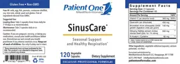 Label for SinusCare