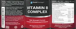 Label for Vitamin B Complex