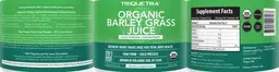 Label for Organic Barley Grass Juice