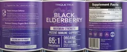 Label for Black Elderberry