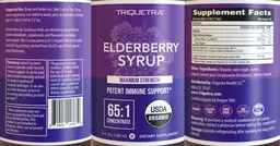 Label for Elderberry Syrup