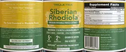 Label for Siberian Rhodiola