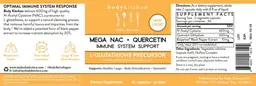 Label for Mega NAC + Quercetin