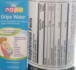 Label for Gripe Water