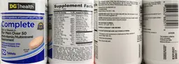 Label for Complete for Men Over 50