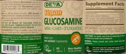 Label for Vegan Glucosamine