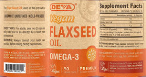 Vegan Flaxseed Oil
