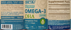 Vegan Omega-3 DHA