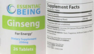 Ginseng 250 mg