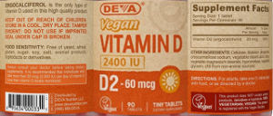 Vegan Vitamin D 2400 IU