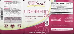 Label for Elderberry 750