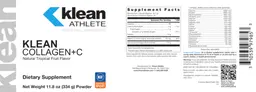 Klean Collagen+C Natural Tropical Fruit 