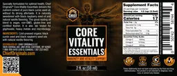 Label for Core Vitality Essentials