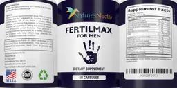 Label for FertilMax for Men