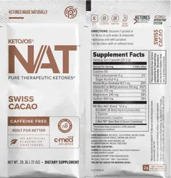 Label for NAT Swiss Cacao Caffeine Free