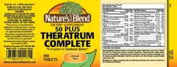 Label for 50 Plus Theratrum Complete