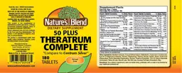 Label for 50 Plus Theratrum Complete