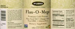 Label for Flax-O-Mega