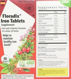 Floradix Iron Tablets