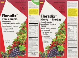 Floradix Iron + Herbs Liquid