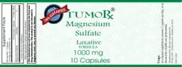 Label for Magnesium Sulfate