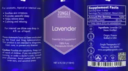 Label for Lavender