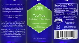 Label for Tea Tree