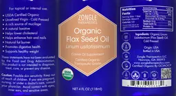 Organic Flax Seed Oil