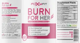 Label for Burn For Her
