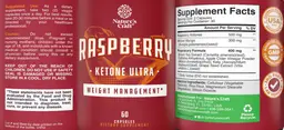 Label for Raspberry Ketone Ultra