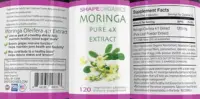 Label for Moringa Pure 4X Extract