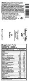 Label for Mega Vita Gel