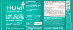Label for Skin Heroes Pre+Probiotic