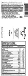 Label for Mega Vita Gel