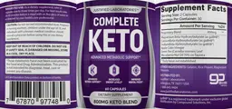 Label for Complete Keto