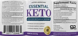 Label for Essential Keto