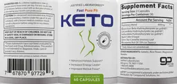 Label for Fast Pure Fit Keto
